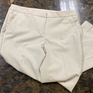 Cream pants